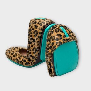 Tieks Leopard Print Leather Ballet Flats Size 6